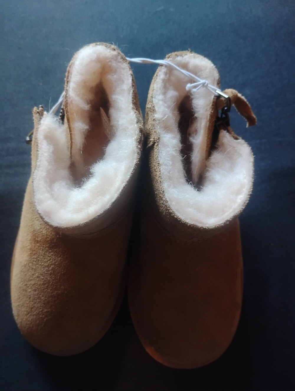 BearPaw Kids Chestnut Suede-Look Shearling Boots